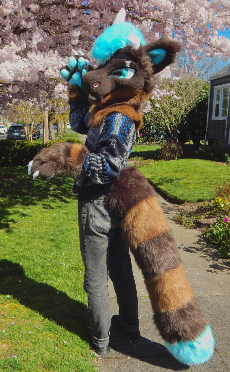 Ryuki the dragon. Mini-partial commission, 2026