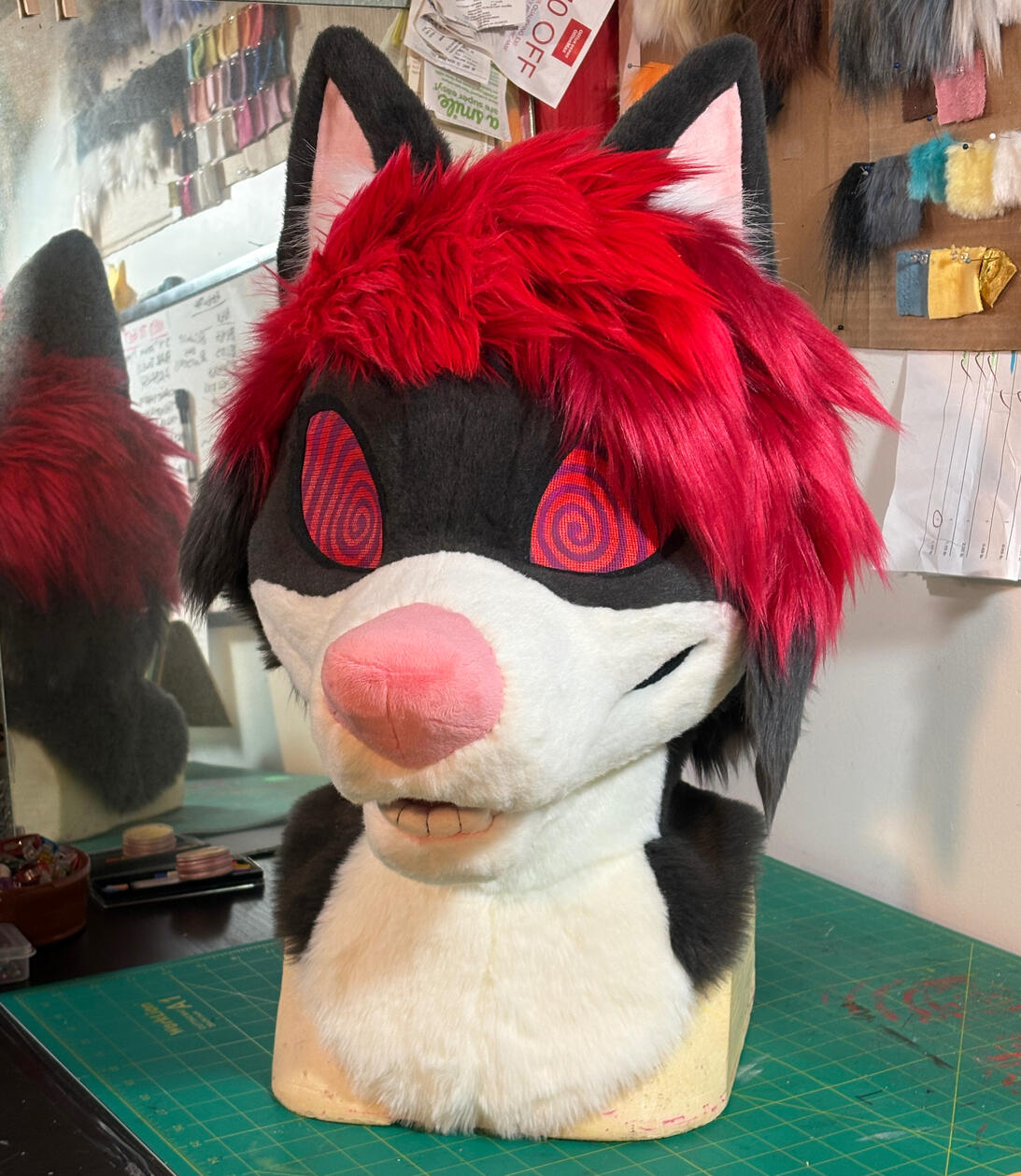 Alex the hyena. head commission, 2025