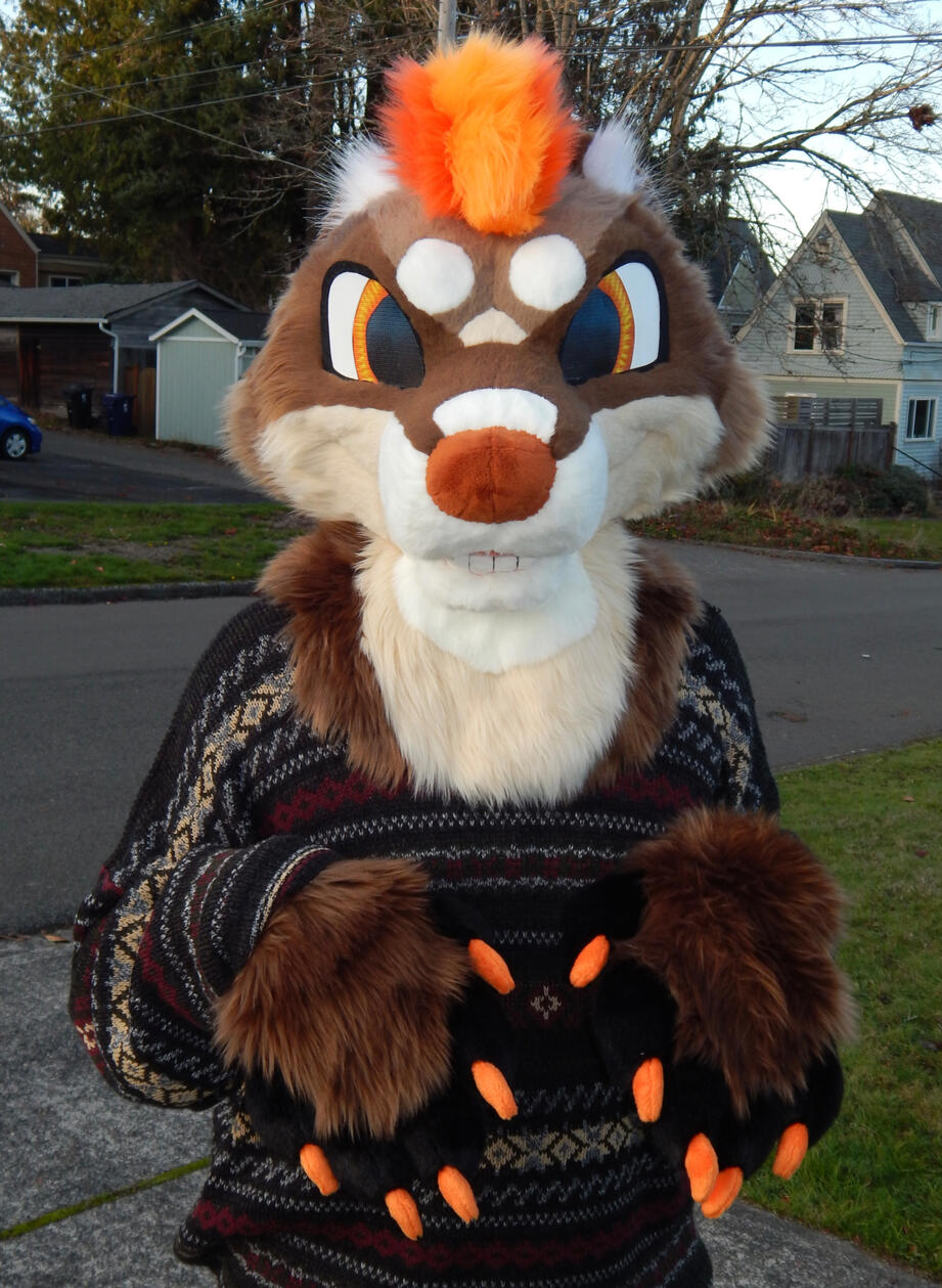 Fall ferret premade mini-partial, 2025