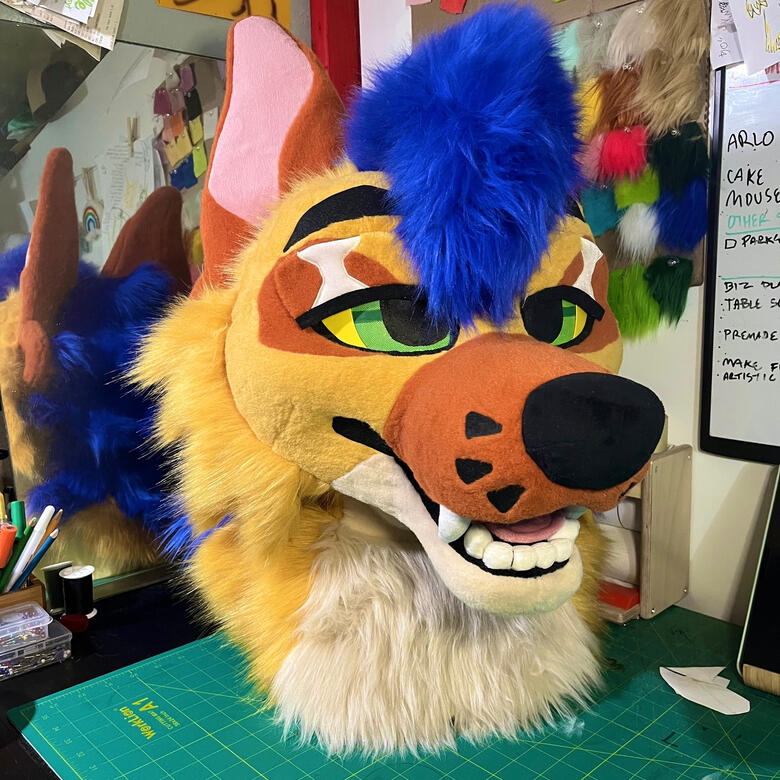 Arlo the dingo. Head commission, 2025