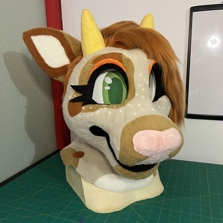 Florence the cow. Head commission, 2024