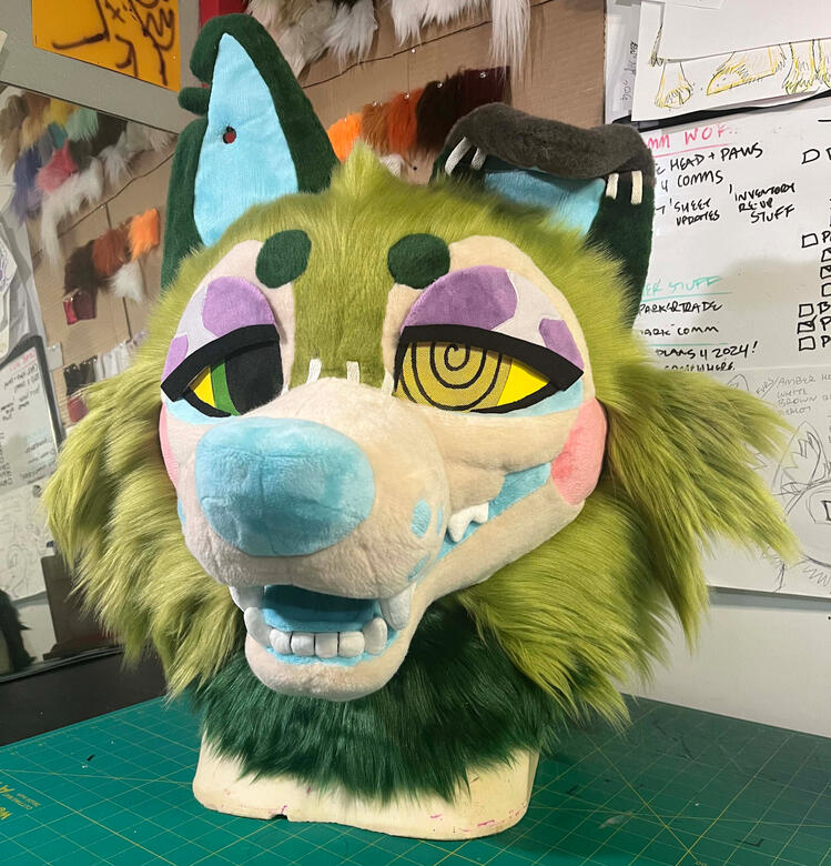 Cake the dog. Head commission, 2025